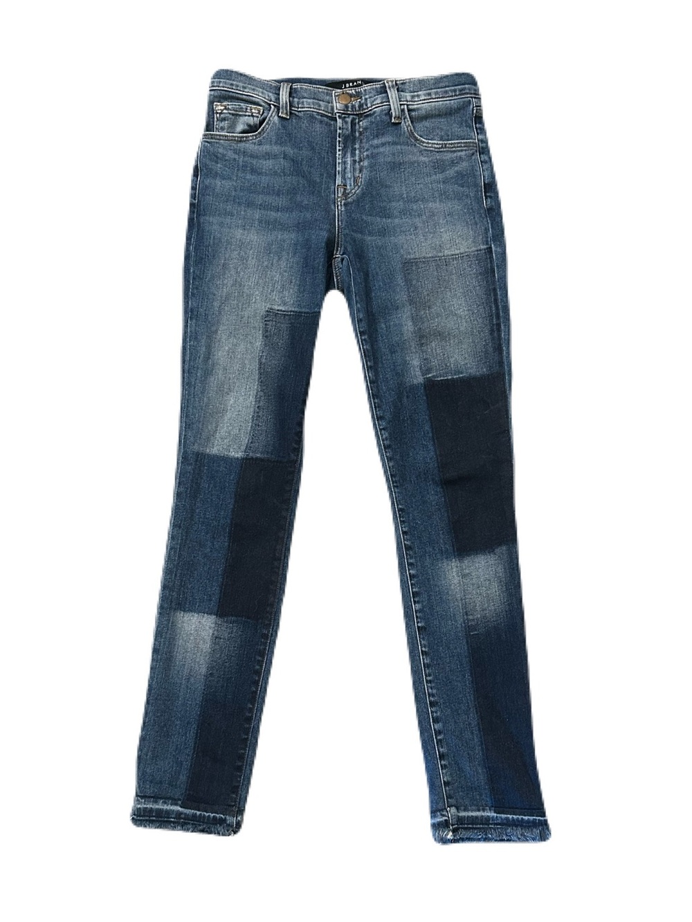 J Brand Women's Patchwork Skinny Jeans in Blue